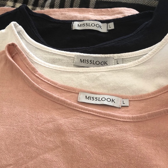 MISSLOOK Tops - Sleeveless shirt bundle